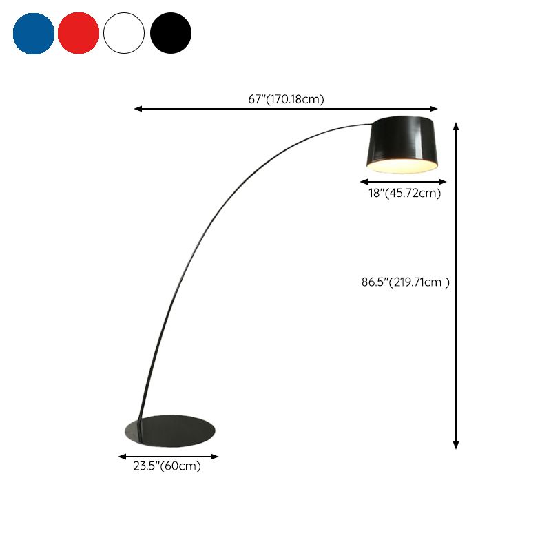 Eryn Design LED Lampade da Terra Arco Metallo Camera da Letto