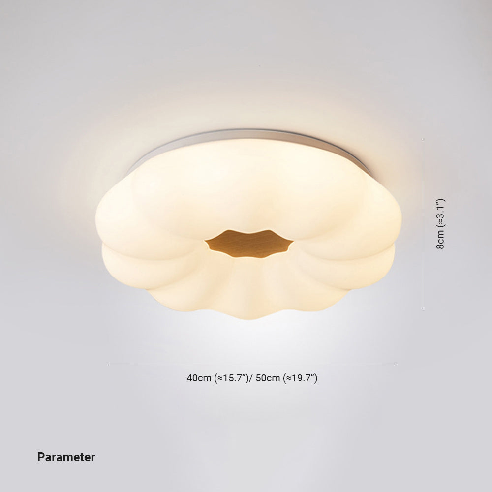 Ozawa Moderne LED Plafoniere Regolabile Legno Bianca Economico