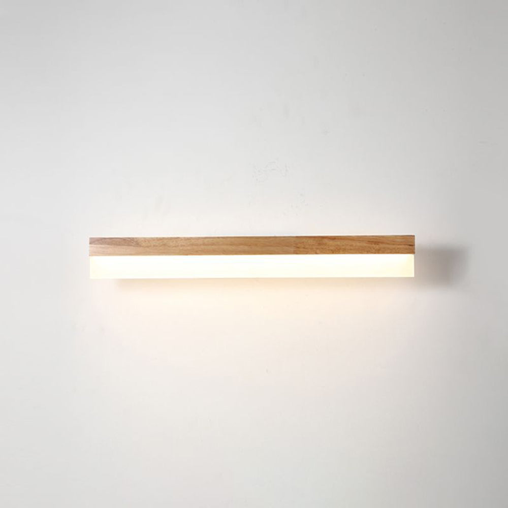 Ozawa Moderne LED Applique Rettangolare/Arco Forma Legno/Metallo